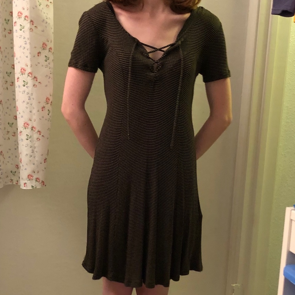 Green T-Shirt Dress